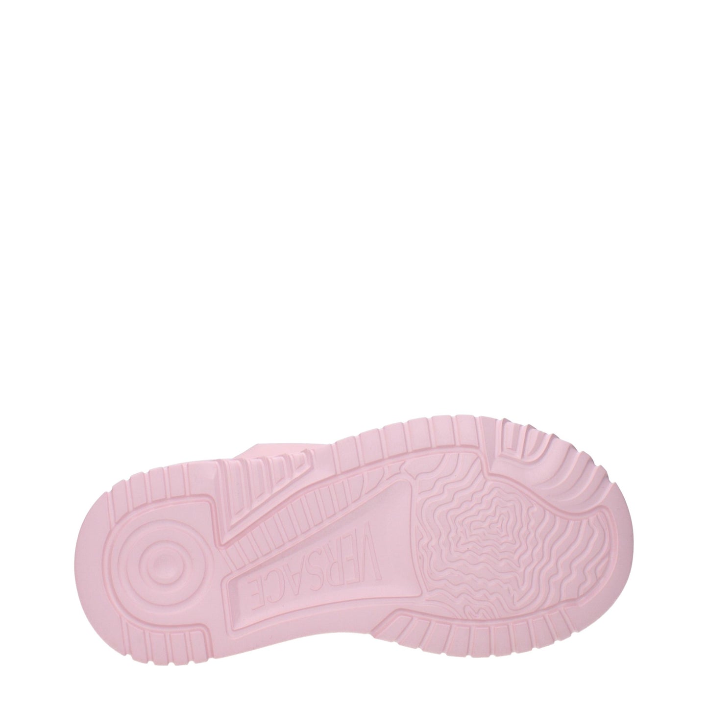 Pink Leather Chunky Sneakers