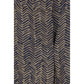 Brown Viscose Casual Pants