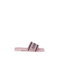 Multicolor Cotton Flat Sandals