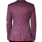 Purple Cashmere Slim Fit Coat Jacket Blazer