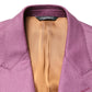 Purple Cashmere Slim Fit Coat Jacket Blazer