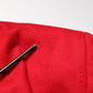 Red Cashmere Slim Fit Coat Jacket Blazer