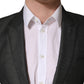 Dark Gray Wool Slim Fit Coat Jacket Blazer