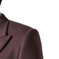 Brown Double Breasted Men Trench Coat Jacket