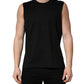 Black Crew Neck Sleeveless Tank Top T-shirt