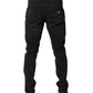 Black Cotton Stretch Regular SkinnyDenim Jeans