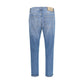 Blue Cotton Slim Fit Jeans