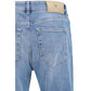 Blue Cotton Slim Fit Jeans