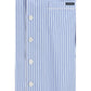 Blue Cotton Shortsleeve Shirt