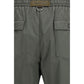 Gray Cotton Bermuda Shorts