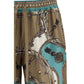 Multicolor Silk Bermuda Shorts