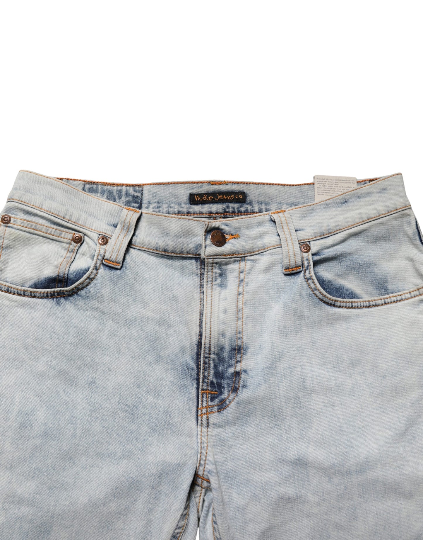 Light Blue Cotton Stretch Skinny Fit Men Denim Trouser JEANS