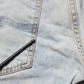 Light Blue Cotton Stretch Skinny Fit Men Denim Trouser JEANS
