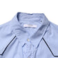 Light Blue Slim Fit Collared Long Sleeve Casual Shirt