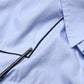 Light Blue Slim Fit Collared Long Sleeve Casual Shirt