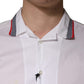 White Short Sleeves Button Down Shirt