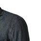 DarkBlue Long Sleeve Collared Denim Shirt