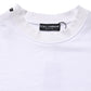 White Cotton Crew Neck Sweatshirt Sweater