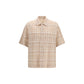 Orange Cotton Pattern Shirt