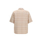 Orange Cotton Pattern Shirt