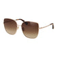 Rose Gold Metal Sunglasses
