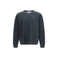 Black Cotton Sweatshirt