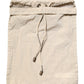 Brown Nylon Drawstring Swim Shorts Swimwear