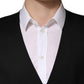 Black Wool Single Breasted Men Waistcoat Vest
