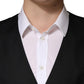 Black Wool Single Breasted Men Waistcoat Vest