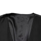 Black Wool Single Breasted Men Waistcoat Vest