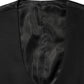 Black Wool Single Breasted Waistcoat Vest