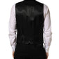 Dark Gray Single Breasted Men Waistcoat Vest