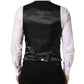 Dark Gray Wool Dress Formal Waistcoat Vest