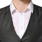 Dark Gray Wool Dress Formal Waistcoat Vest