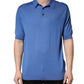 Blue Cashmere Short Sleeves Polo  T-shirt