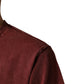 Maroon Print Round Neck Short Sleeve T-shirt