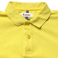 Yellow Short Sleeve Pique Men Cotton Polo Shirt T-shirt