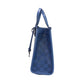 Marc Jacobs Mini Grind Blue Sea Perforated Leather Crossbody Tote Bag Purse
