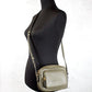 Burberry Small Branded Dark Fern Green Grainy Leather Camera Crossbody Bag