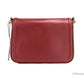 Marc Jacobs Medium Metal Signet Syrah Smooth Leather Flap Crossbody Purse Bag