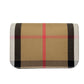 Burberry Small Leather Madison Crossbody Check Bag