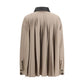 Beige Polyester Coat