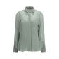 Bicolor Silk Shirt