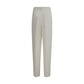 White Linen Casual Pants