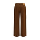 Brown Cotton Pants