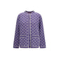 Purple Cotton Cardigan
