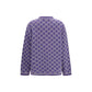 Purple Cotton Cardigan