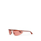 Orange Metal Sunglasses