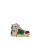 Multicolor Cotton High Top Sneakers