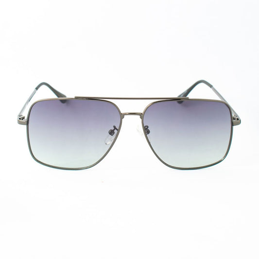 Gray Metal Sunglasses
